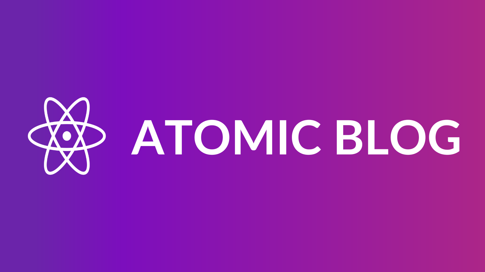 Atomic Blog